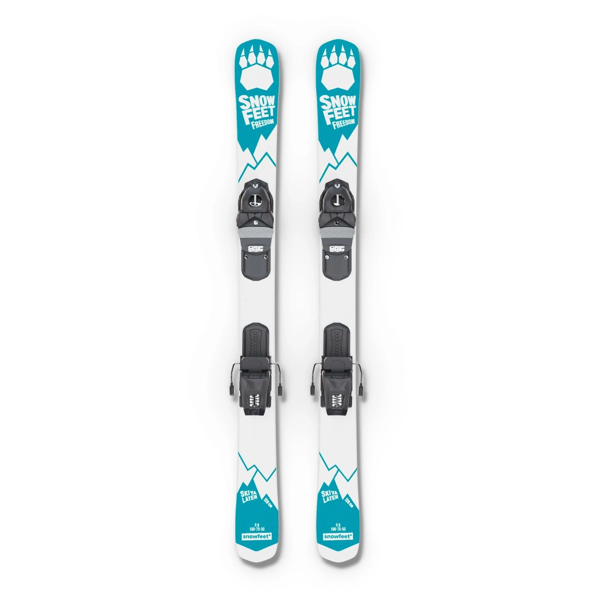 Snowfeet* Short Skis | 130 CM | Skiblades Skiboards Snowblades - Image 11