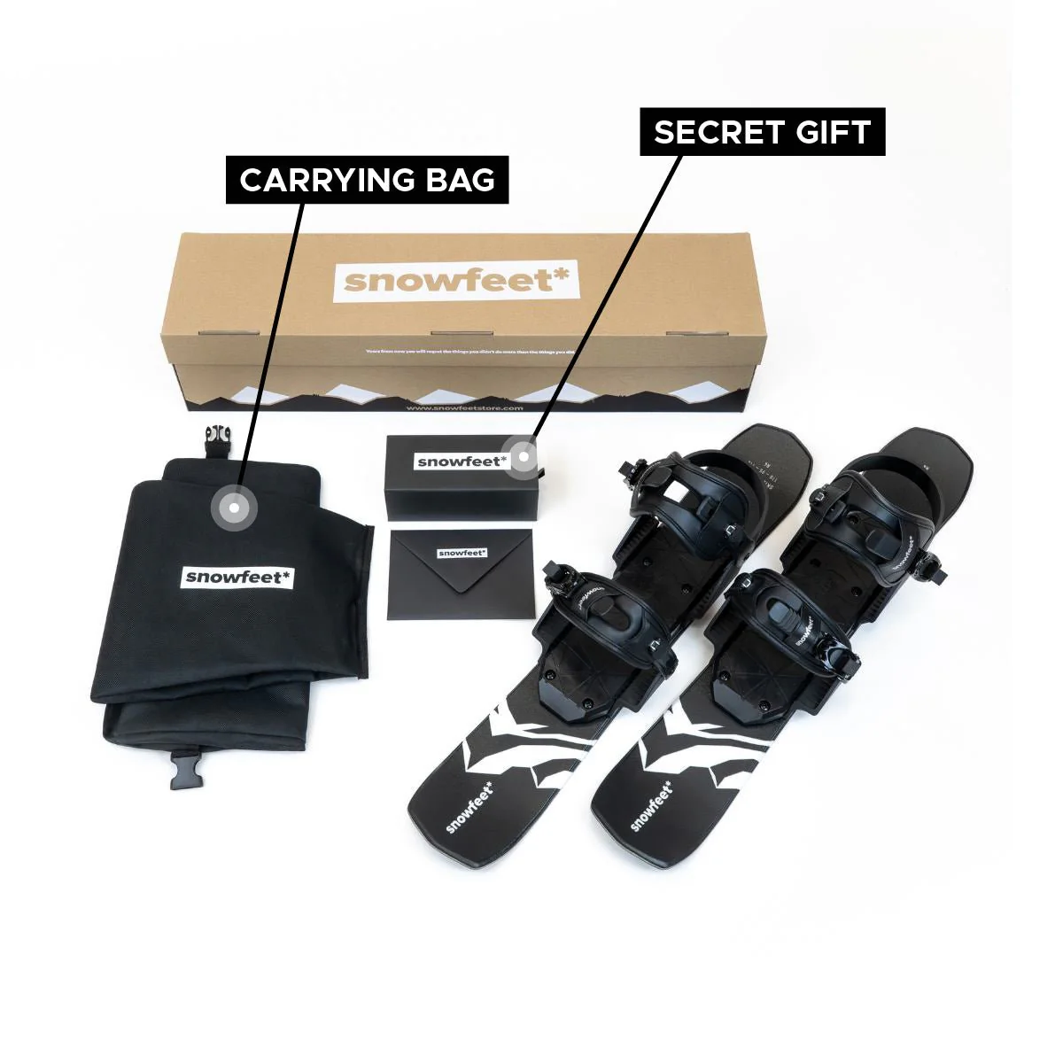 Snowfeet* 65 CM | Skiblades | Skiboards Snowblades Short Skis | SECRET SALE - Image 9