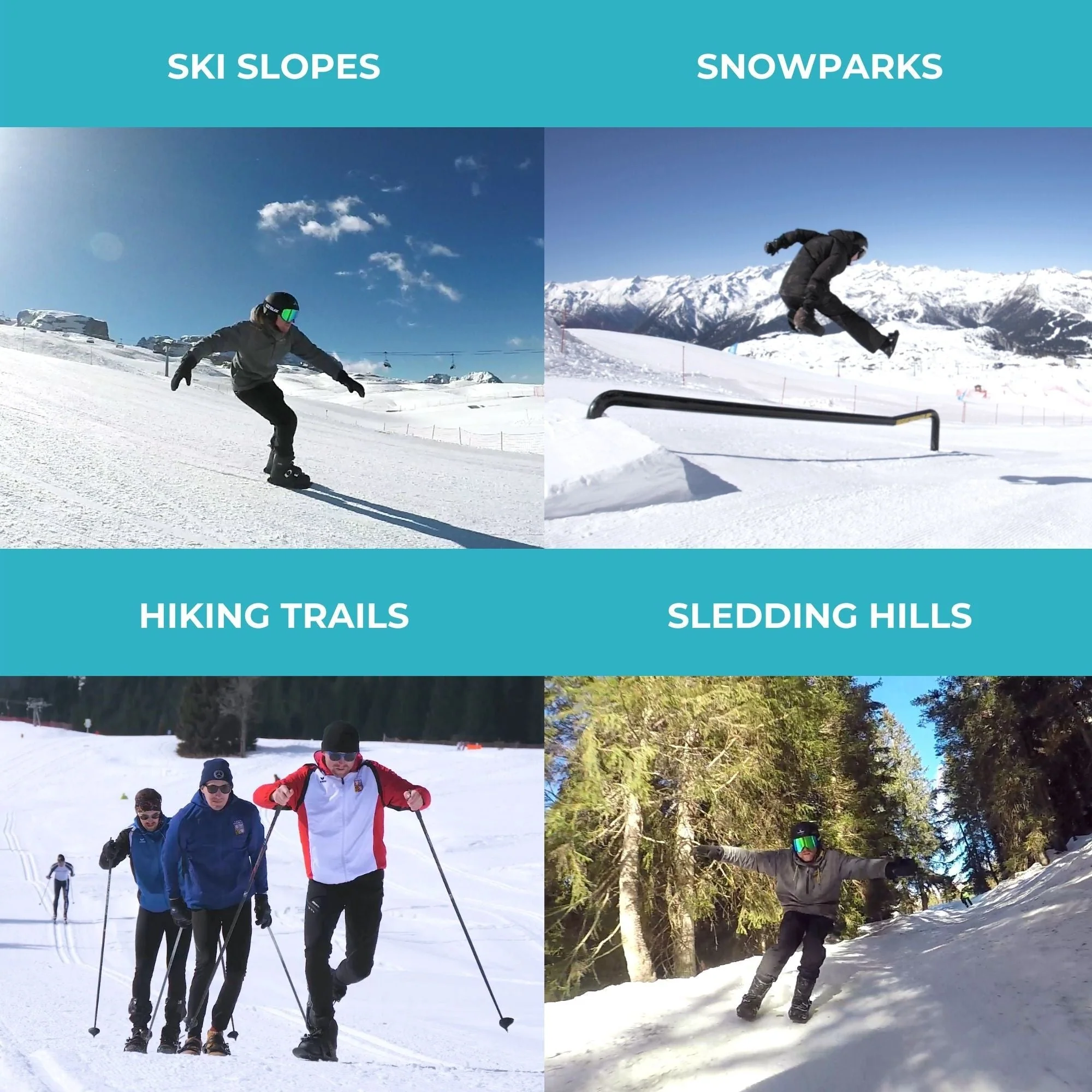 Snowfeet* 38 CM | Mini Ski Skates Short Skis | Secret Sale - Image 4